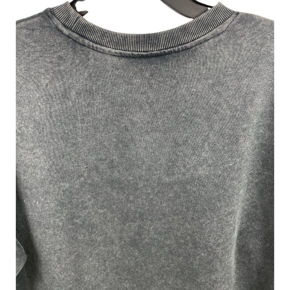 The Rolling Stones Wild Horses Gray Graphic Sweatshirt Womens XS Distressed - Picture 4 of 6